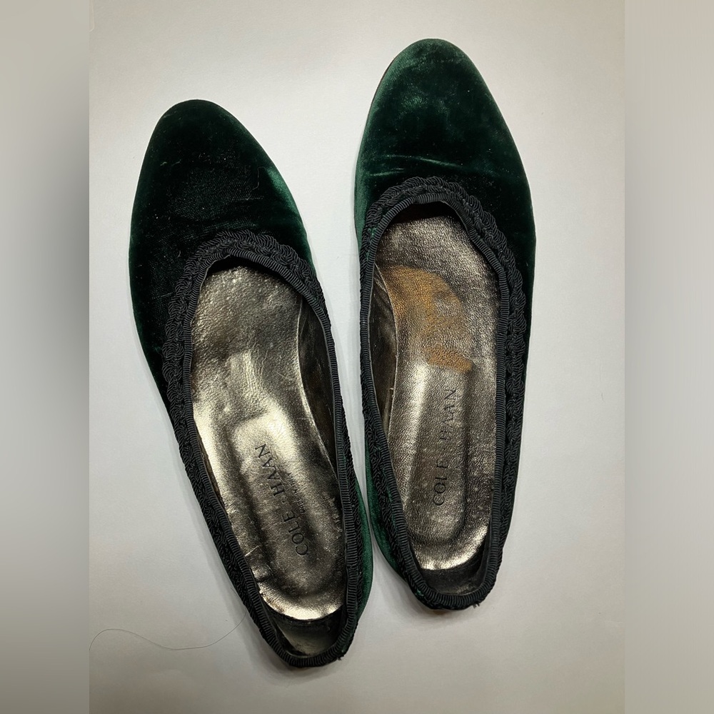 Cole Haan Velvet Ballet Flat Size 5 M